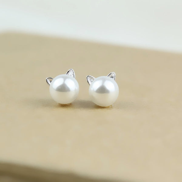 New Imitation Pearl Heart Crystal Flower Leaf Angel Wings Geometry Stud Earrings For Women Statement Ear Jewelry Wholesale