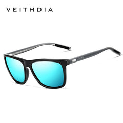 VEITHDIA Brand Unisex Retro Aluminum+TR90 Sunglasses Polarized Lens Vintage Eyewear Accessories Sun Glasses For Men/Women 6108